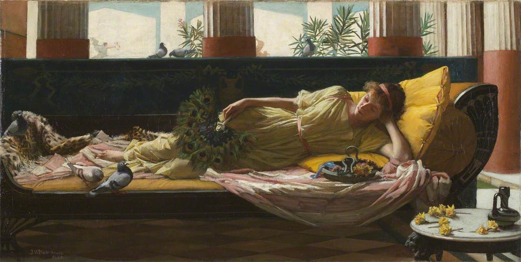 Dolce Far Niente (1880) by John William Waterhouse